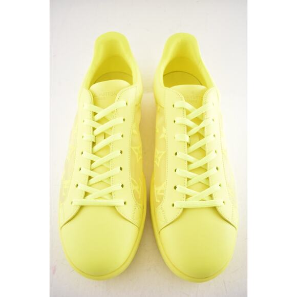 Louis Vuitton Luxembourg Tattoo Yellow Monogram LV Low Top Sneaker UK 9 US 10 11 - Picture 7 of 14